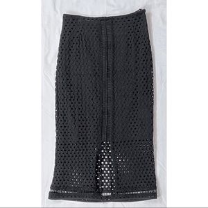 Macrame Pencil Skirt
